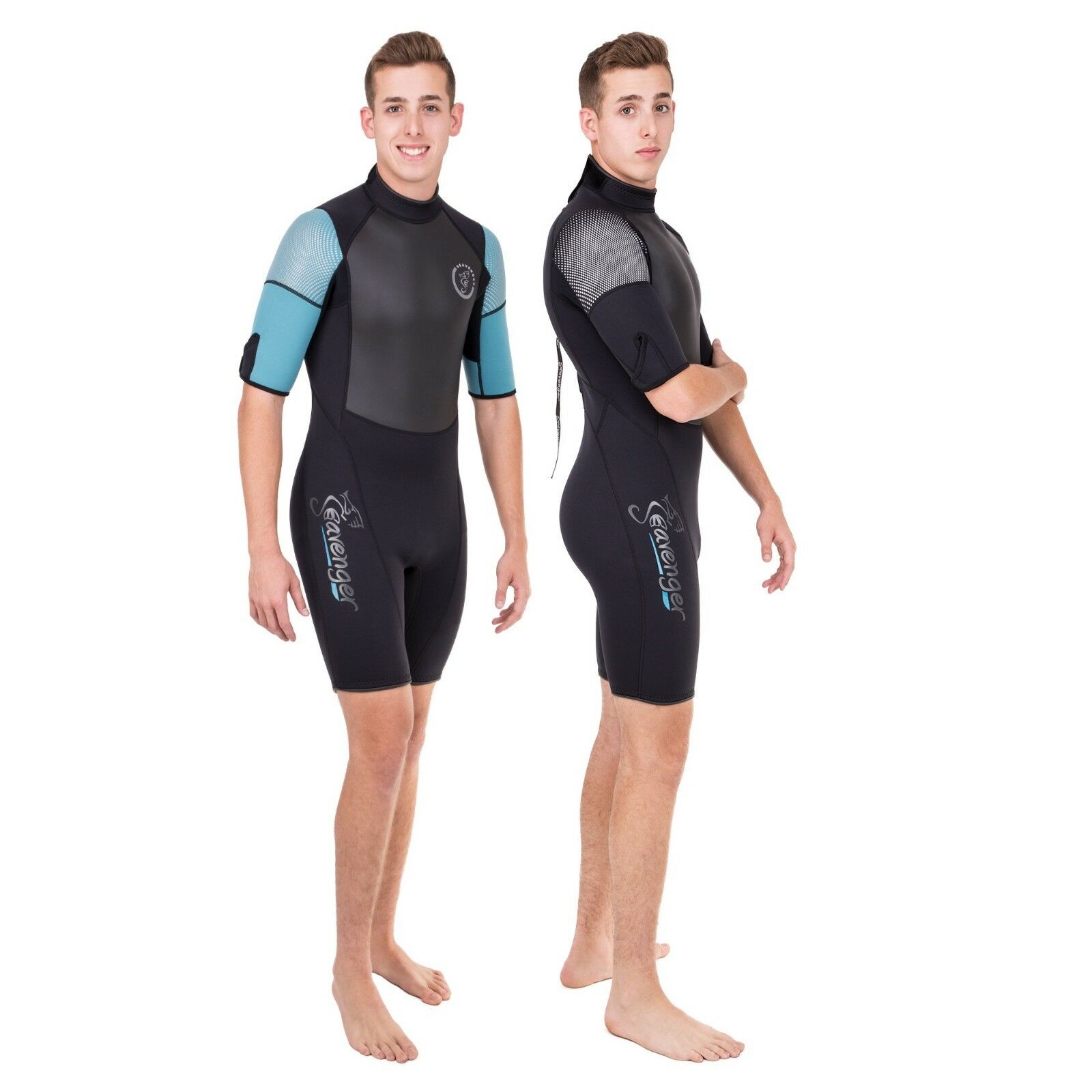 Preowned Seavenger Men’s 3mm Shorty Wetsuit With Rubberized Stomach